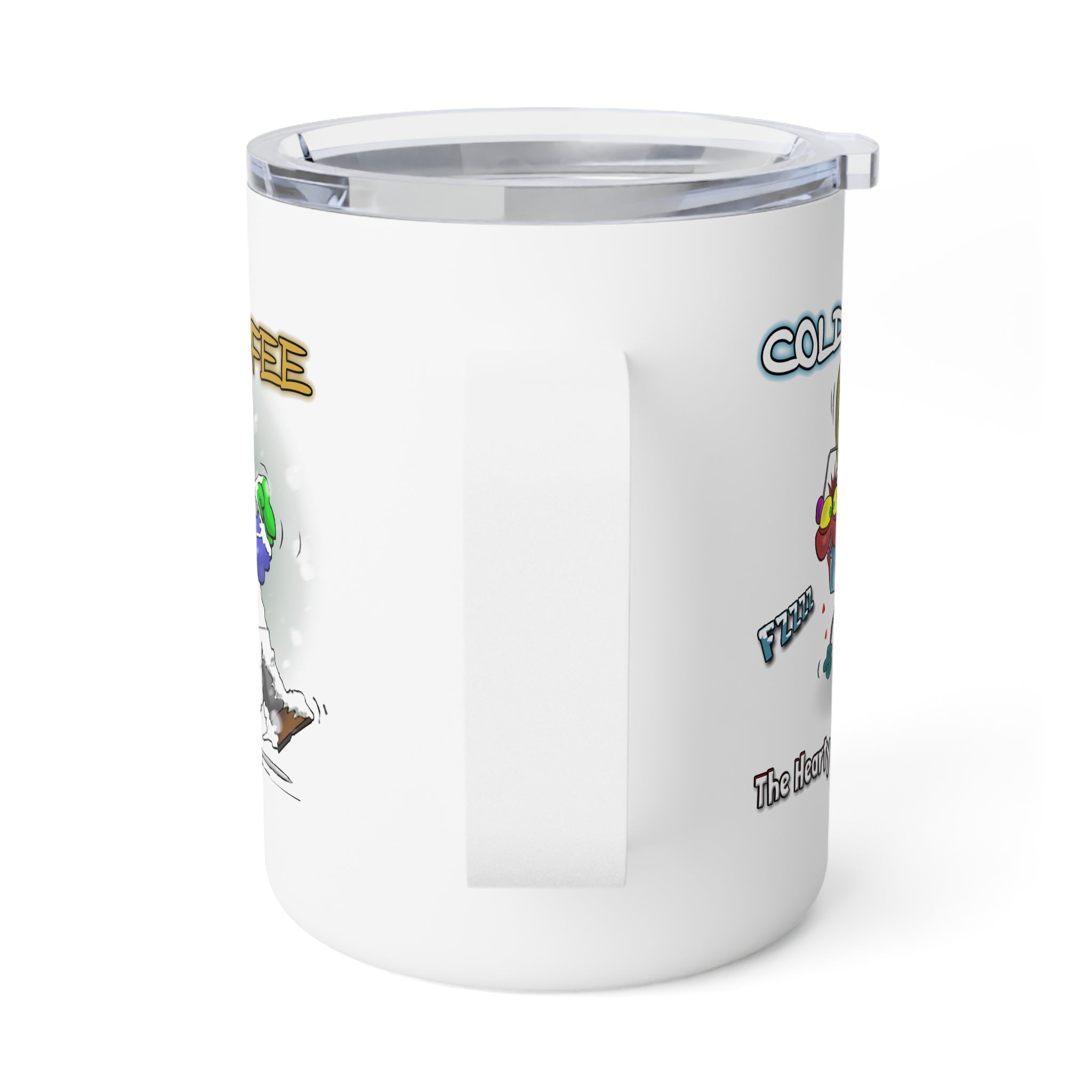 COLD Winter HOT Coffee Mug — 10oz Travel Tumbler