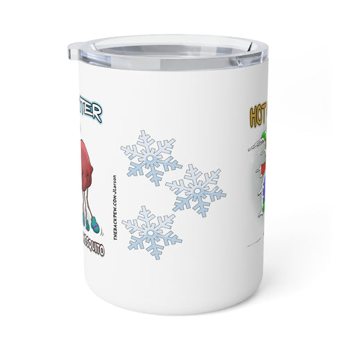 COLD Winter HOT Coffee Mug — 10oz Travel Tumbler