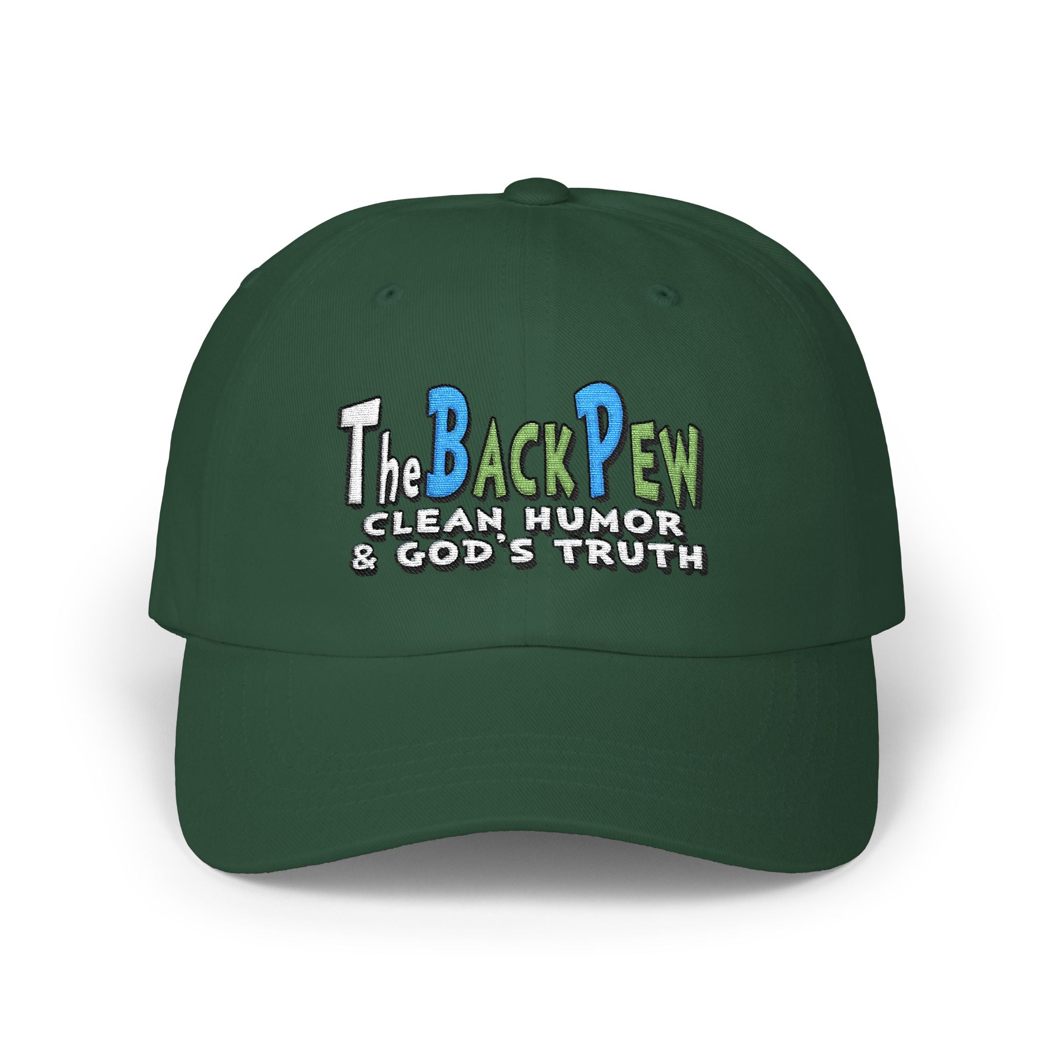 The Back Pew Cap - Clean Humor & God's Truth for your Head